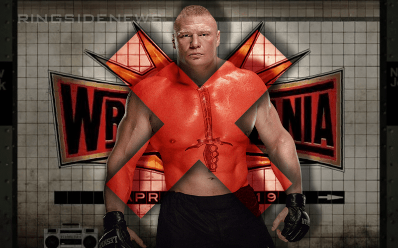Brock Lesnar Might Not Be Factored Into WWE’s WrestleMania Plans