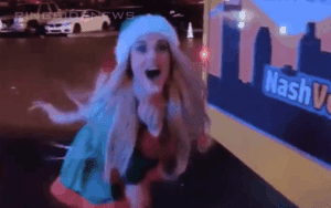 Lana Flashes Bare Assets In Revealing Mrs. Claus Costume