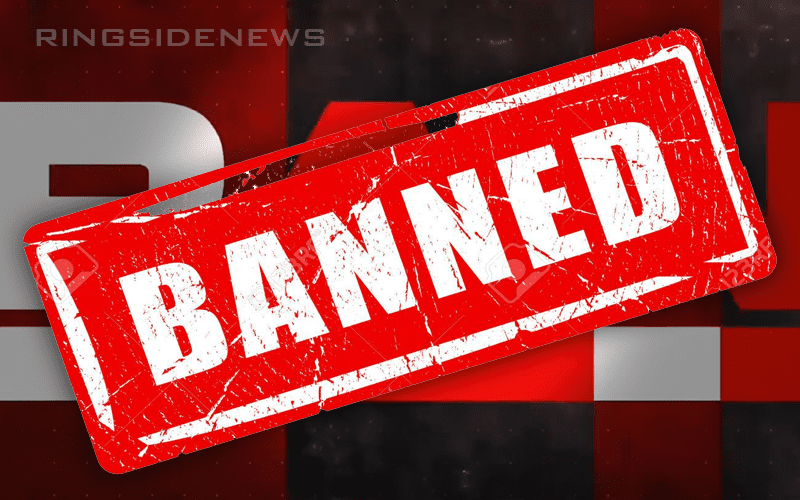 WWE Apparently Banned Two Things During RAW This Week