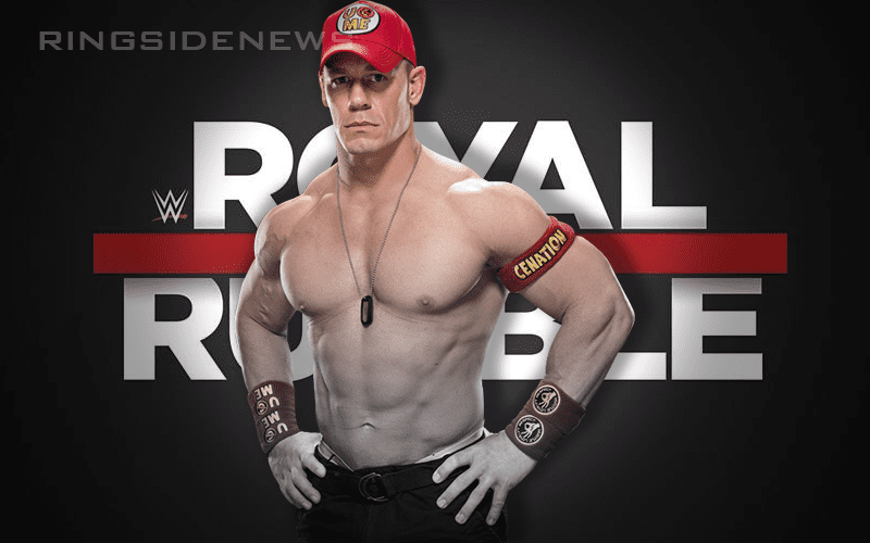 John Cena Throws Down Big WWE Royal Rumble Tease