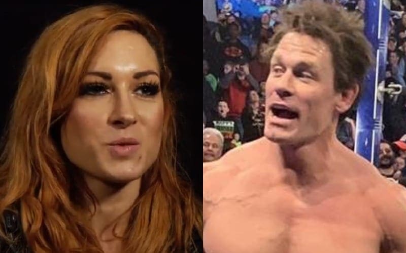 Becky Lynch Receives Big Help When Teasing John Cena Over His New Hair