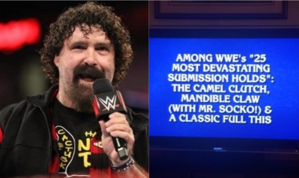 Mick Foley Reacts To Being A Question On Jeopardy
