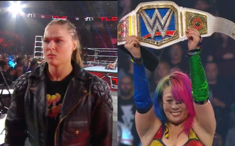 Ronda Rousey Interferes In WWE TLC Main Event As New Champion Is Crowned