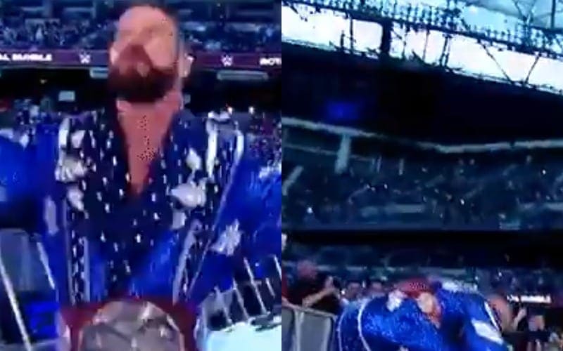 Watch Cameraman Trip In Epic WWE Royal Rumble Botch