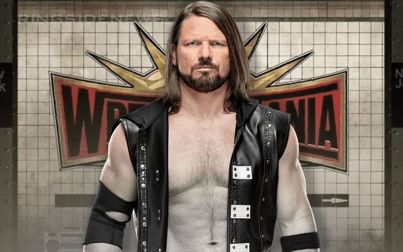 AJ Styles Gets Good News Concerning WrestleMania Injury
