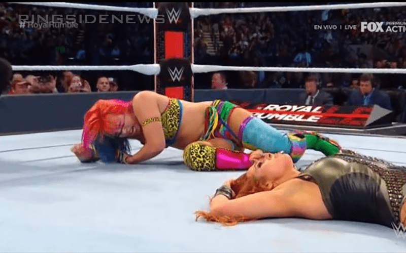 Becky Lynch Wardrobe Malfunction Causes WWE Royal Rumble To Cut Video Feed