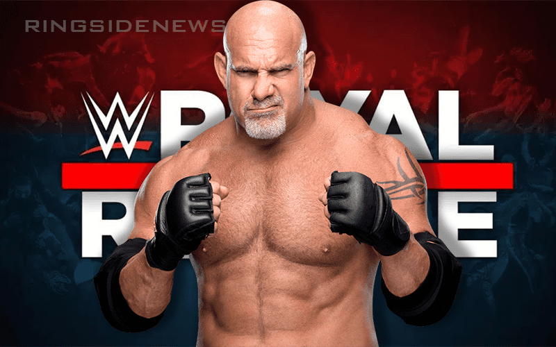 Goldberg’s Current WWE Royal Rumble Status