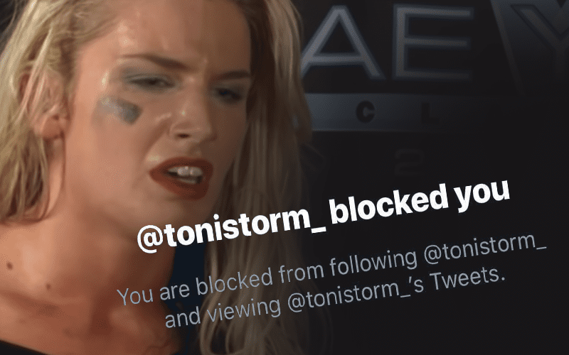 Toni Storm Goes On Blocking Spree After Recent Private Photo & Video Leak