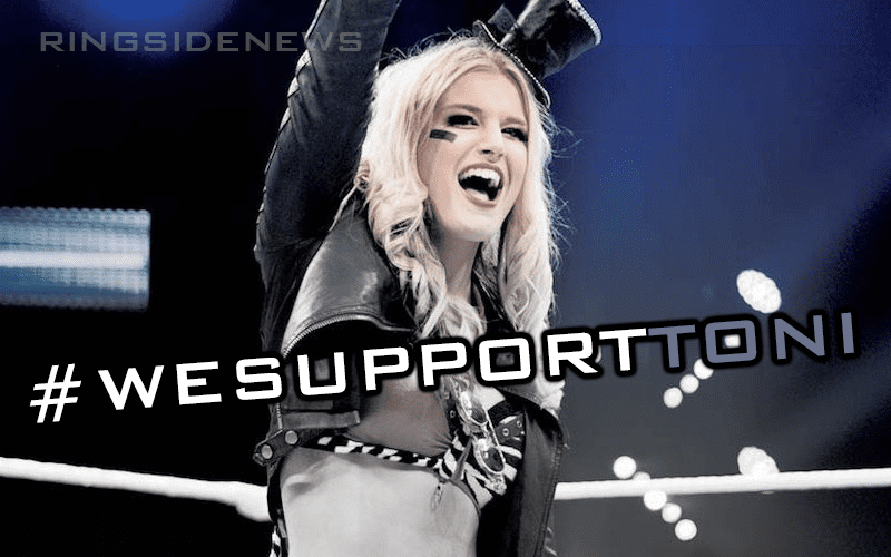 #WeSupportToni Goes Viral In Support Of Toni Storm After Private Photo Leak