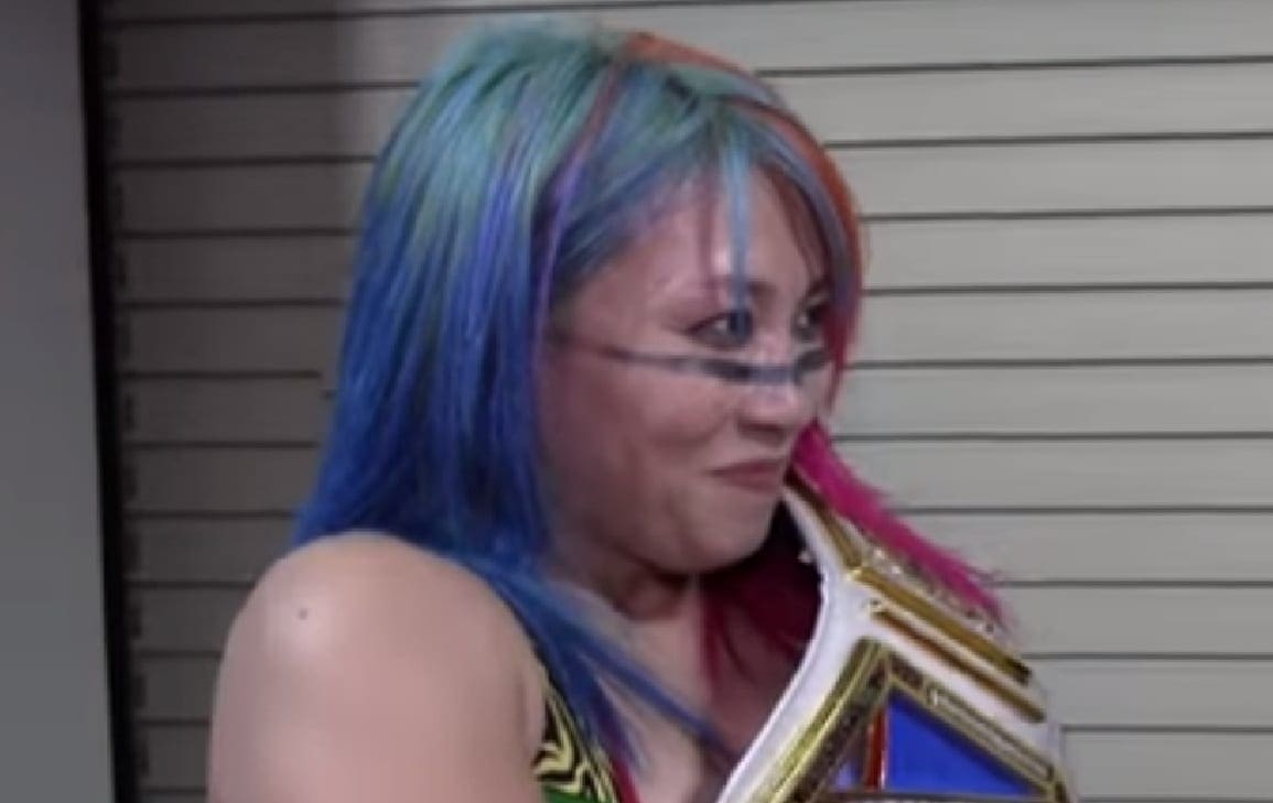 Asuka Can’t Contain Her Happiness After WWE Royal Rumble Victory