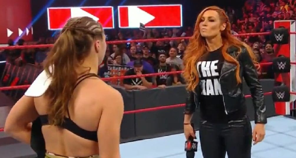 Becky Lynch Chooses Ronda Rousey For WWE WrestleMania Main Event Match