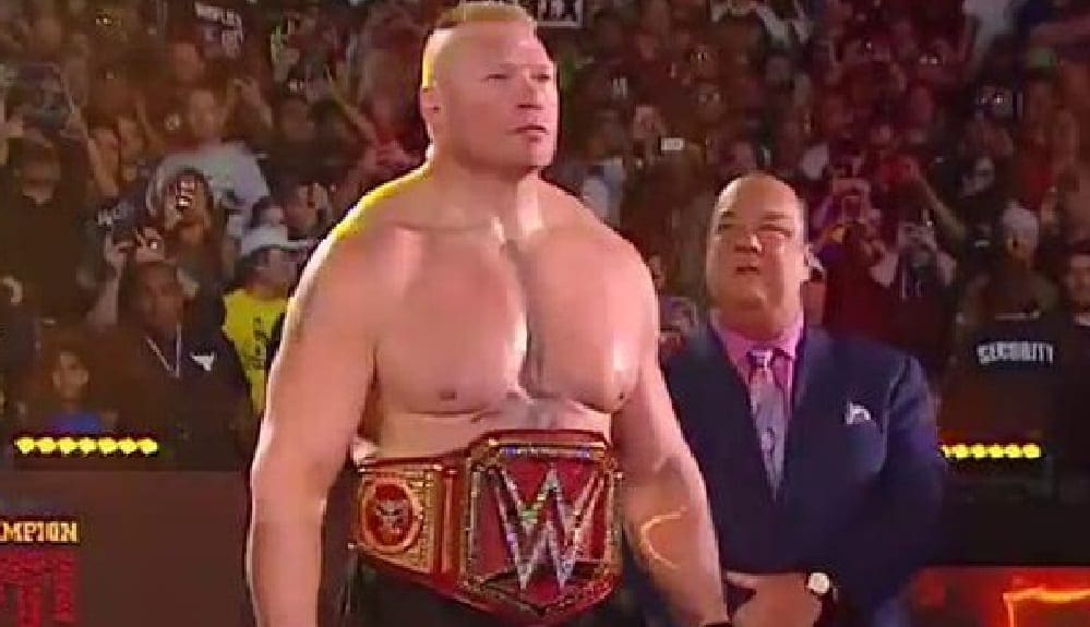 WWE Botched Brock Lesnar’s Royal Rumble Entrance