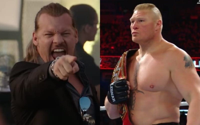 Chris Jericho Takes Massive Shot At Brock Lesnar’s Gut Following WWE Royal Rumble