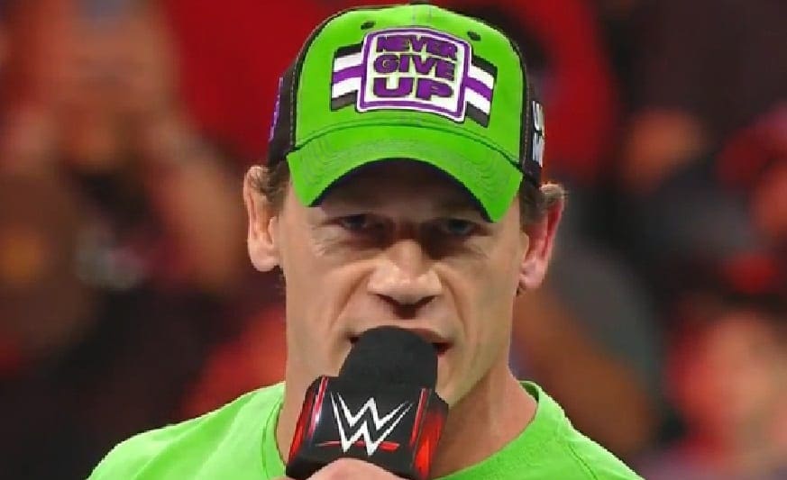 John Cena Officially Enters Himself In WWE Royal Rumble Match