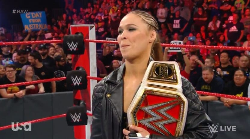 Ronda Rousey Booed Out Of The Building On WWE RAW