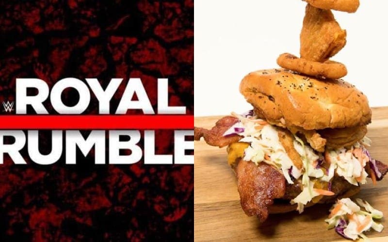 Chase Field Selling Incredibly Unhealthy WWE Royal Rumble Burger
