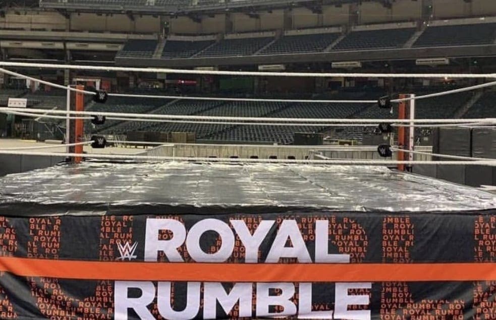 First Look At Chase Field’s WWE Royal Rumble Setup