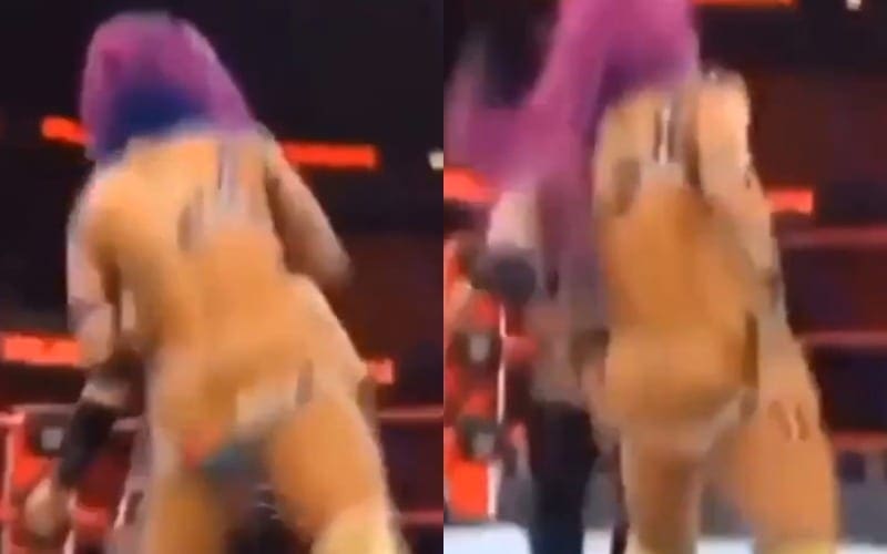 WWE RAW Cut Feed Due To Sasha Banks Wardrobe Malfunction