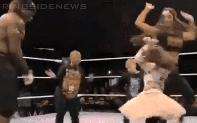 Mustafa Ali’s Daughter Joins R-Truth & Carmella In The Ring For A Dance Break