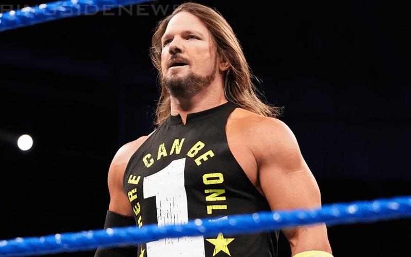 WWE Advertising AJ Styles Past Current Contract Expiration Date
