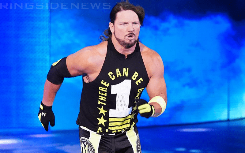 Rumor Killer On AJ Styles Re-Signing WWE Contract