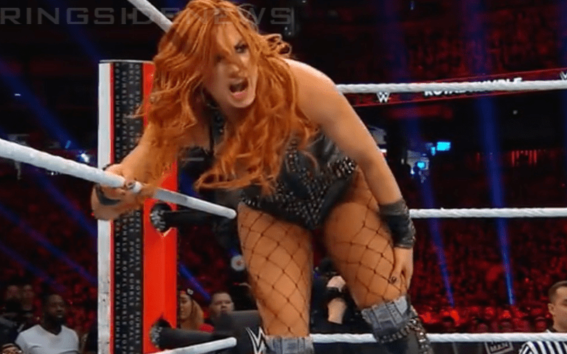 Becky Lynch Botched Her Knee Injury Spot During WWE Royal Rumble