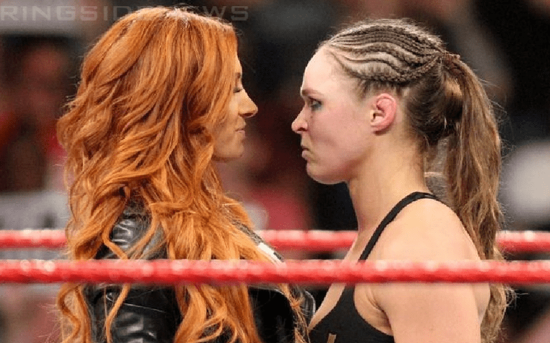 WWE Hoping For Becky Lynch vs Ronda Rousey Match