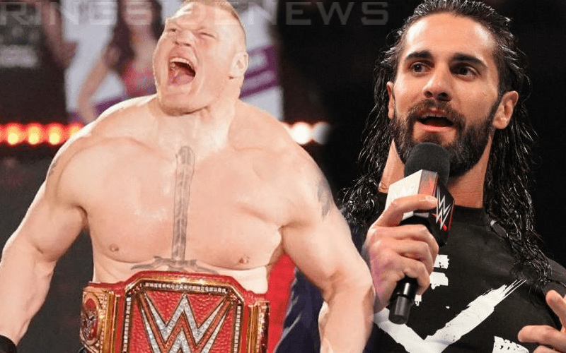 Seth Rollins Unloads On Brock Lesnar For Only Being In WWE For The Money