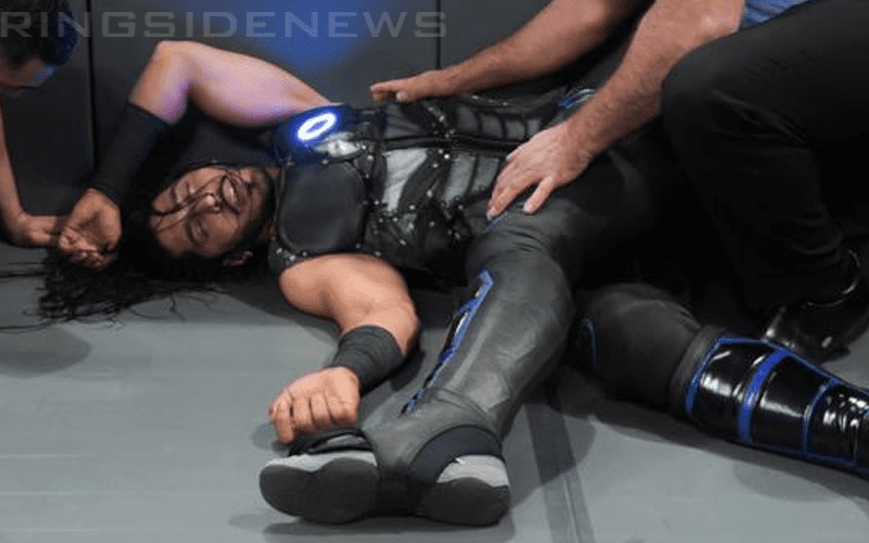 Mustafa Ali Wrestling While Injured In WWE
