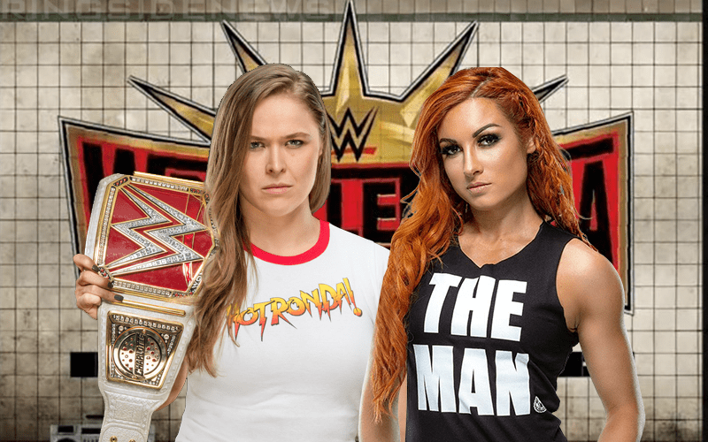 WWE’s Original WrestleMania Plan For Ronda Rousey vs Becky Lynch