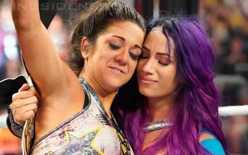 Sasha Banks And Bayley Performed Public Protest During Wrestlemania Weekend Over Losing Titles 0859