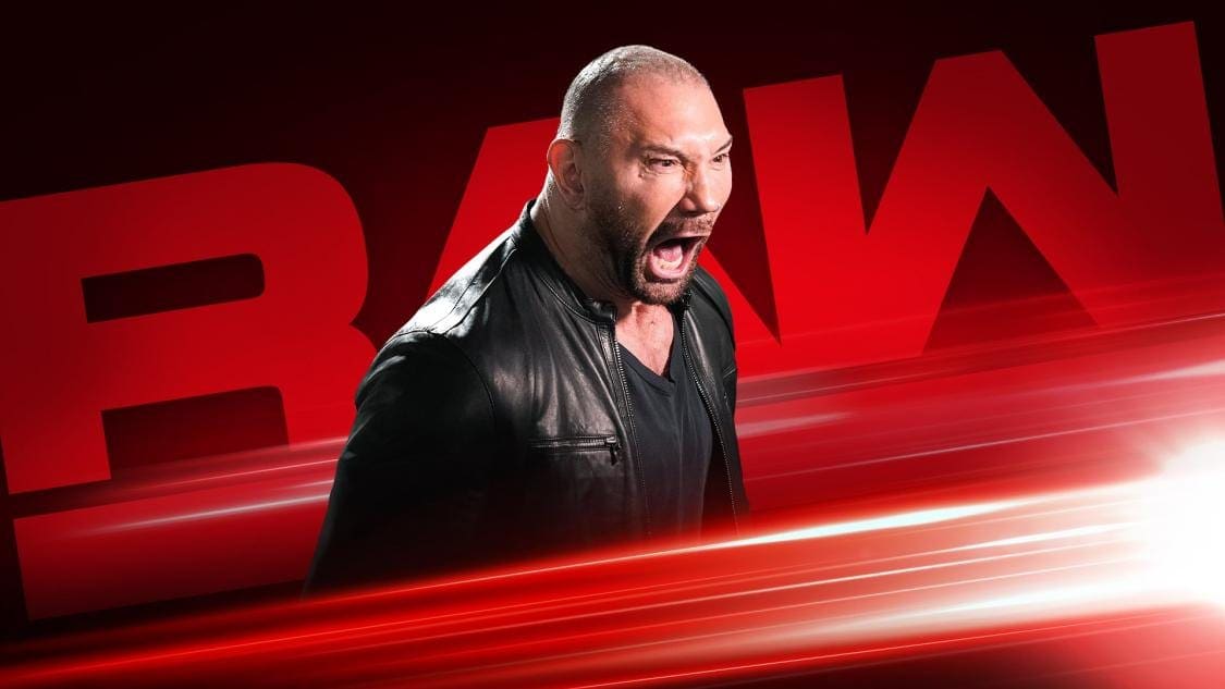 Batista’s Status For WWE RAW Next Week