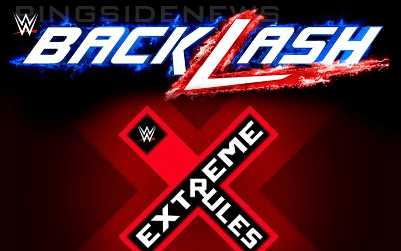 Locations Revealed For WWE Backlash & Extreme Rules Including Touring Schedule