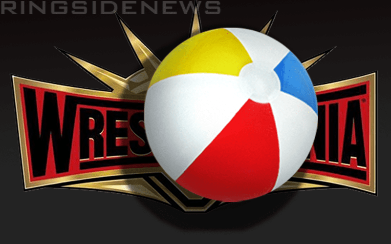 Beach Balls Don’t Seem To Be Banned At WrestleMania This Year
