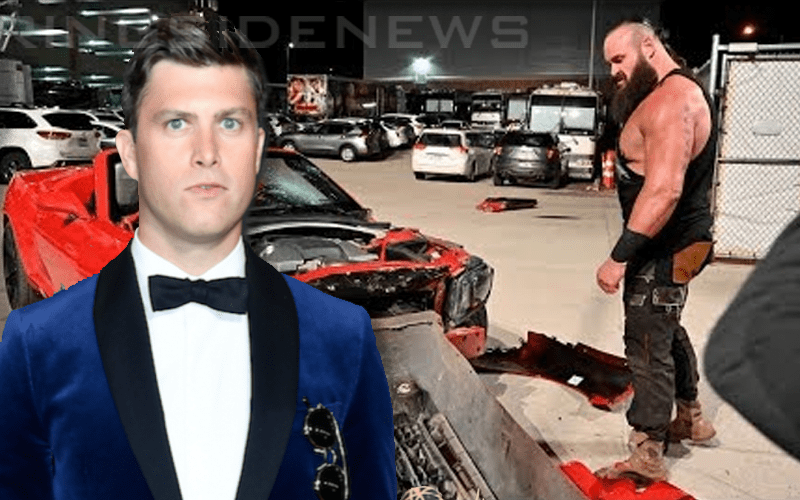Colin Jost Wants Braun Strowman To Send Cash For The Car He Destroyed On WWE RAW — It Was A Rental