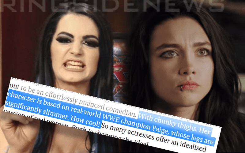 Paige Reacts To Body Shaming Remark In Fighting With My Family Review