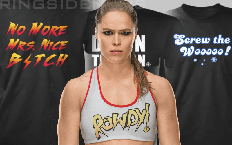 Ronda Rousey Selling ‘Screw The Woo’ & ‘Damn The Man’ T-Shirts Away From WWE
