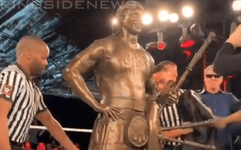 WWE Unveils Stunning Statue Of Roddy Piper During WrestleMania Axxess