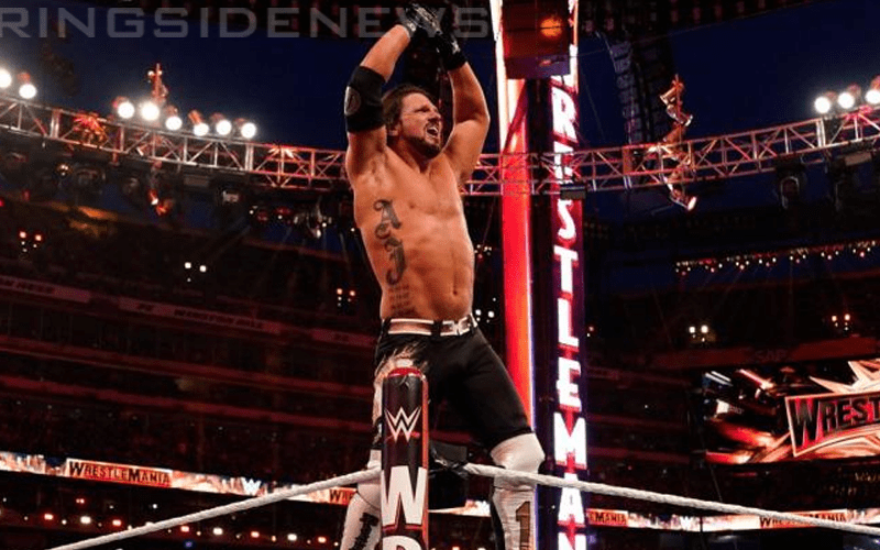 AJ Styles’ Status For SmackDown Following WrestleMania Injury