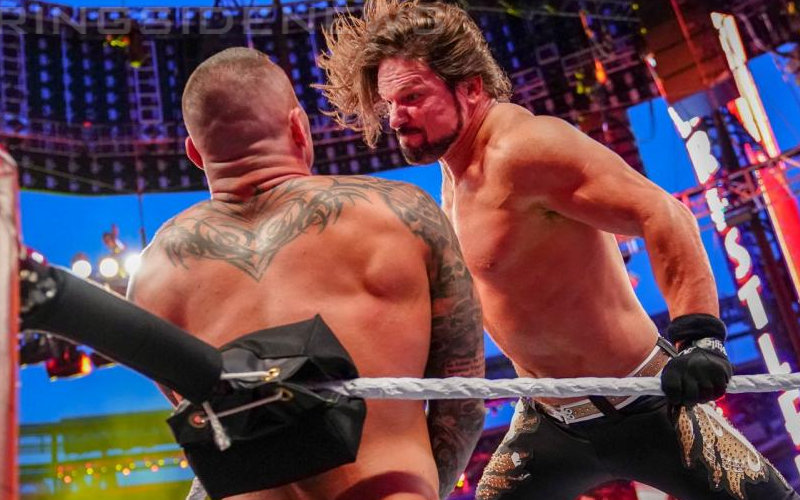 AJ Styles Takes Aim At Randy Orton