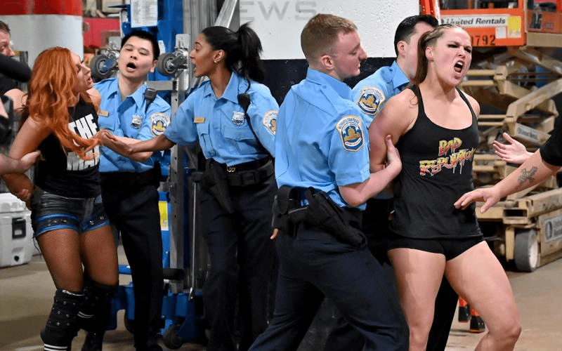 Ronda Rousey, Becky Lynch, & Charlotte Flair’s Incarceration Status Following Arrest On RAW
