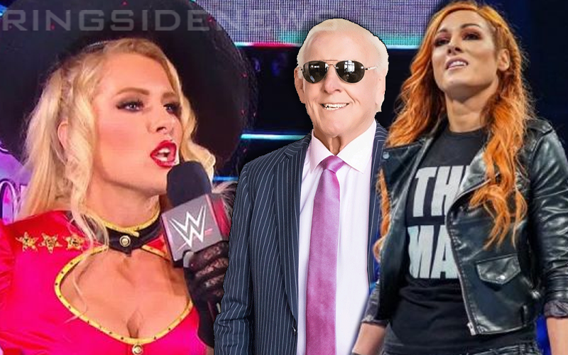 Becky Lynch Suggests Lacey Evans Is Ric Flair’s Illegitimate Child