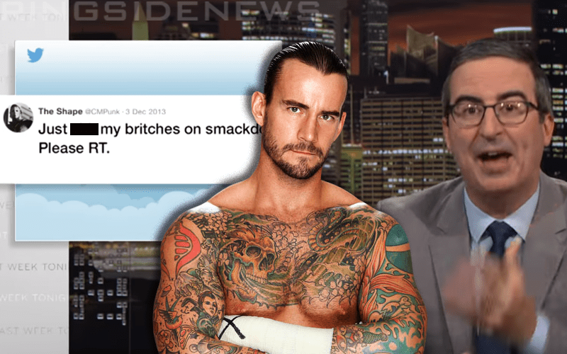 CM Punk Reacts To John Oliver Using His Famous Tweet During WWE Roast