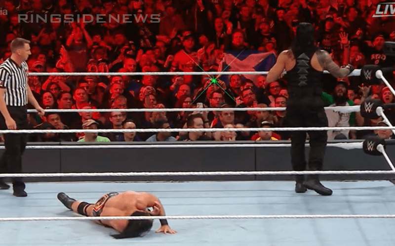 Huge Fight Breaks Out In WrestleMania Crowd During Roman Reigns vs Drew McIntyre