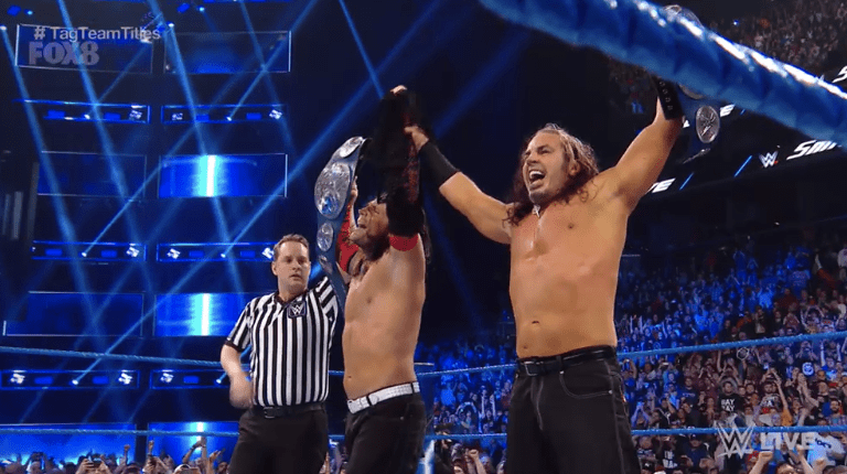 The Hardy Boyz Capture SmackDown Tag Team Titles