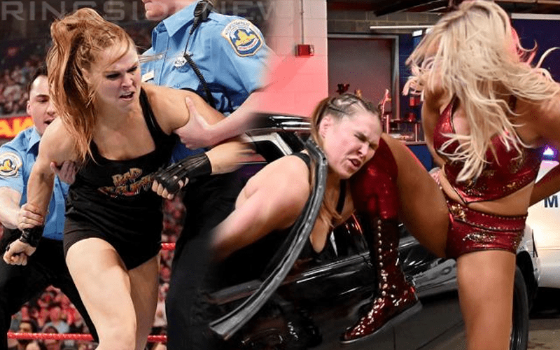 Ronda Rousey Calls Out Police For Not Protecting Her On WWE RAW