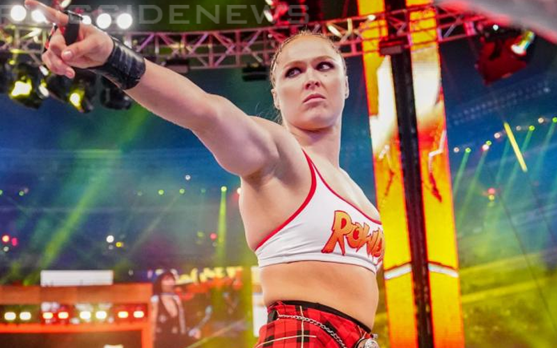 Big Sign Ronda Rousey Could Be Coming Back To WWE