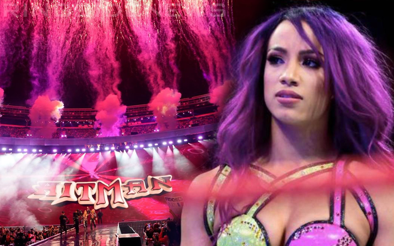 Sasha Banks Reacts To Beth Phoenix & Natalya’s WrestleMania Pyro