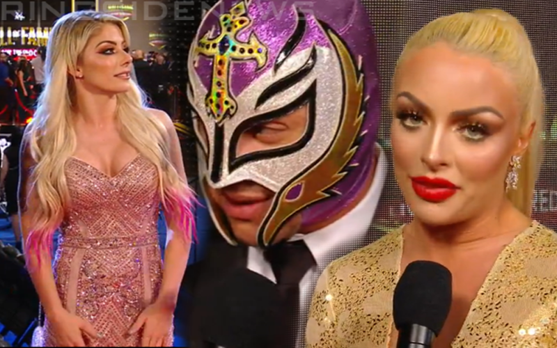 Superstar Looks From WWE Hall Of Fame Red Carpet