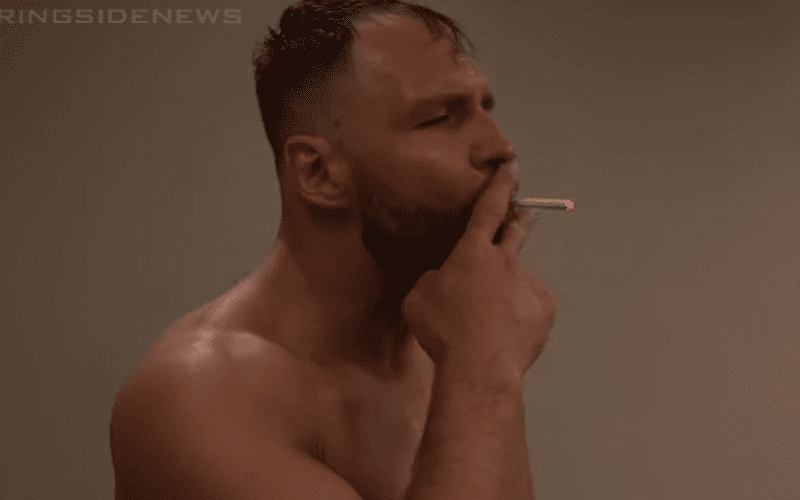 Watch Jon Moxley Smoke & Tease Feud In AEW